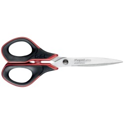 Maped ciseaux Advanced Gel 17 cm noir et rouge