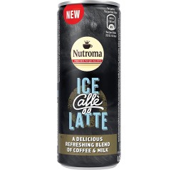 Nutroma Ice Caffè Latte, canette de 25 cl, paquet de 12 pièces