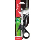 Maped schaar Advanced, ft 18 cm, rechts, scherpe punt, RVS, zwart, blister van 1 stuk