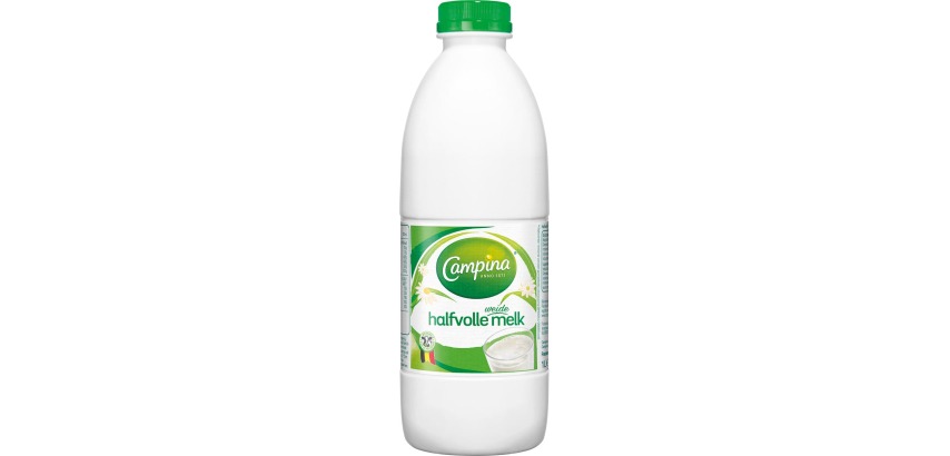 Campina fettarme Milch, 1 Liter, Paket mit 6 Flaschen