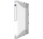 OXFORD Hawaii Ablagebox, A4-Format, aus PP, Rücken 2,5 cm, transparent