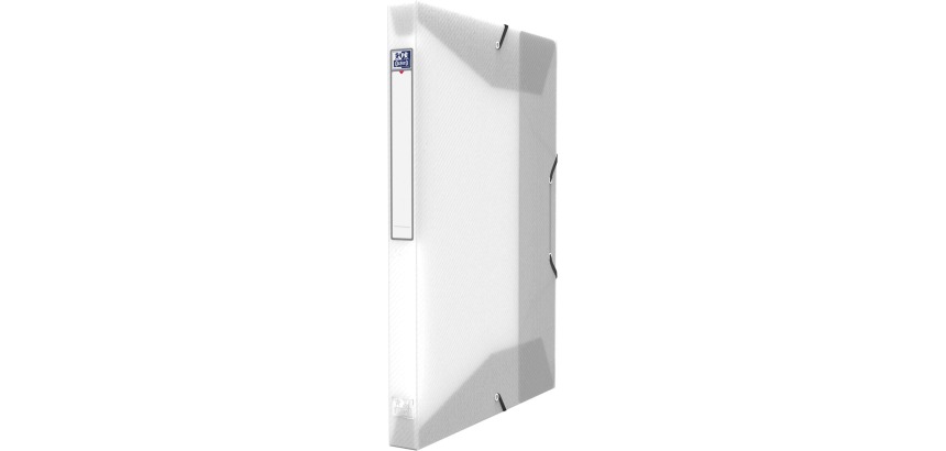 OXFORD Hawaii Ablagebox, A4-Format, aus PP, Rücken 2,5 cm, transparent