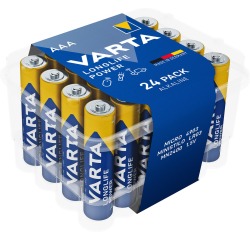 Varta pile Longlife Power AAA, paquet de 24 pièces