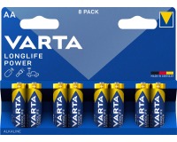 Batterij Varta Longlife Power 8x AA