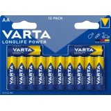 Varta batterij Longlife Power AA, blister van 12 stuks