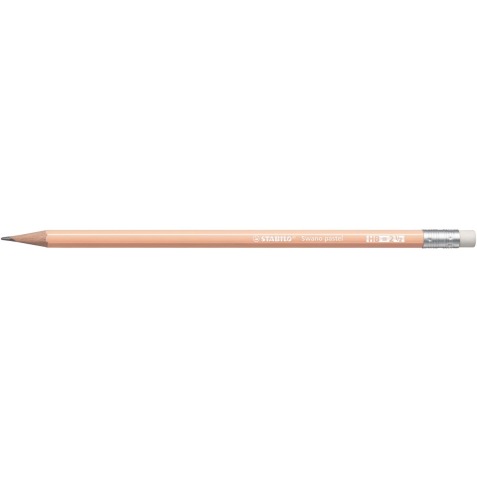 STABILO Swano pastel crayon, HB, avec gomme, orange