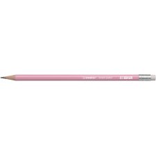 STABILO Swano pastel crayon, HB, avec gomme, rose