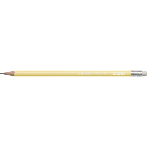 STABILO Swano pastel crayon, HB, avec gomme, jaune