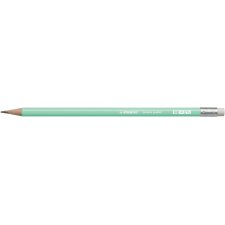 STABILO Swano pastel crayon, HB, avec gomme, vert