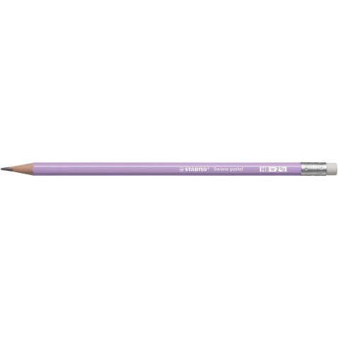 STABILO Swano pastel crayon, HB, avec gomme, violet