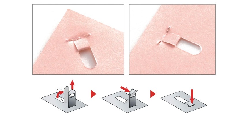 Plus agrafeuse sans agrafes, noir
