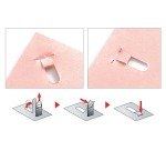 Plus agrafeuse sans agrafes, vert