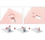 Plus nietloze nietmachine, wijnrood