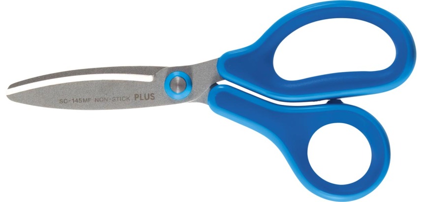 Plus FitCut Curve KIDS ciseaux, lames en fluorine, 14,5 cm, bleu, sous blister