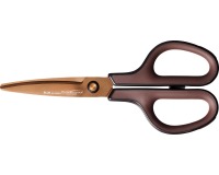 Plus FitCut Curve PREMIUM ciseaux, 17,5 cm, lames en titane, brun, sous blister