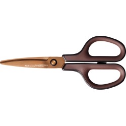 Plus FitCut Curve PREMIUM ciseaux, 17,5 cm, lames en titane, brun, sous blister