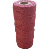 Jute bindtouw van 75 m, rood