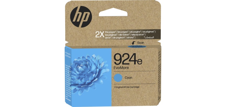 HP 924e Original-Tintenpatrone Cyan EvoMore