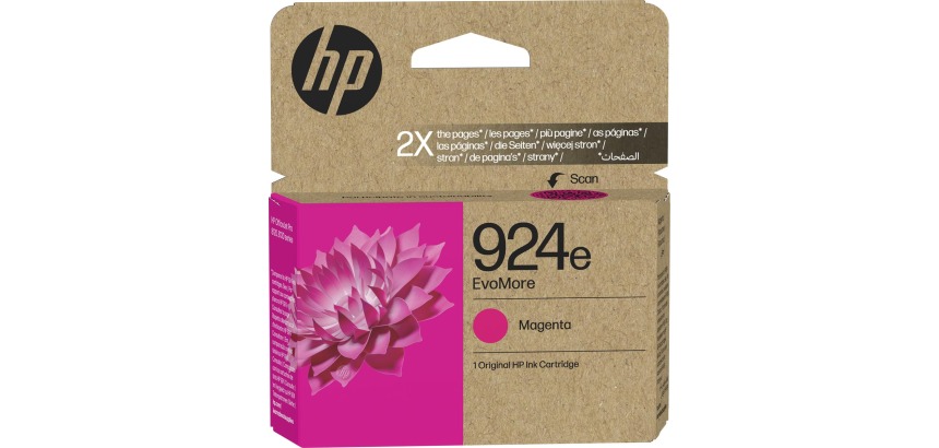 HP cartouche d'encre 924e, 800 pages, OEM 4K0U8NE, magenta