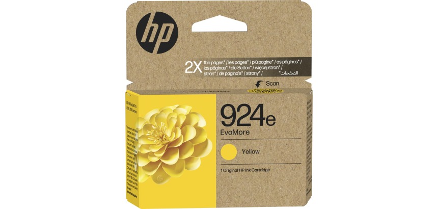 HP 924e EvoMore Yellow Original Ink Cartridge