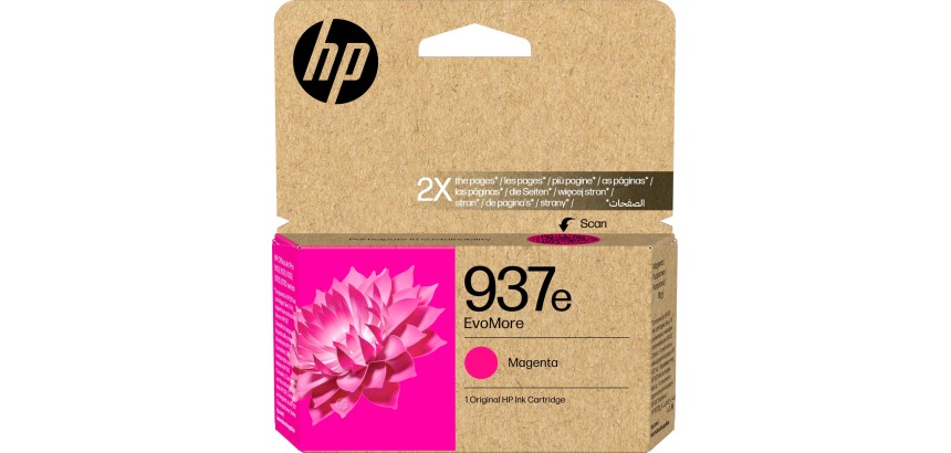 HP 937e EvoMore Magenta Original Ink Cartridge