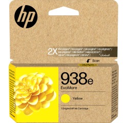 HP cartouche d'encre 938e, 1.650 pages, OEM 4S6Y1PE, jaune