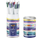 Bic Colours Decors, 4-kleurenbalpen, medium, klassieke inktkleuren, doos van 8 stuks