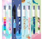 Bic Colours Decors, 4-kleurenbalpen, medium, klassieke inktkleuren, doos van 8 stuks