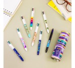 Bic Colours Decors, 4-kleurenbalpen, medium, klassieke inktkleuren, doos van 8 stuks