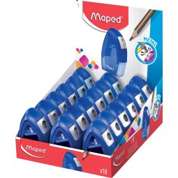 Maped taille-crayon Tonic Métal 1 trou, boîte de 18 pièces