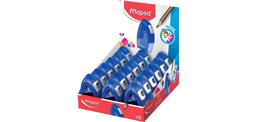 Maped Potloodslijper Tonic Metal 1-gaats, doos van 18 stuks