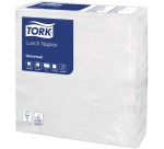 Tork serviettes Ft 30 x 30 cm, 1 pli, blanc, paquet de 100 pièces