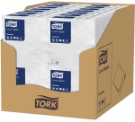 Tork serviettes Ft 30 x 30 cm, 1 pli, blanc, paquet de 100 pièces