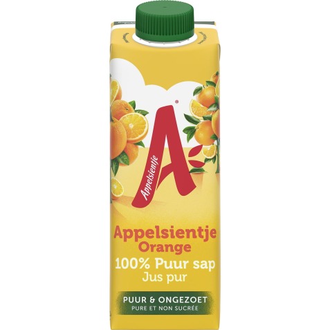 Appelsientje jus d'orange 33 cl, paquet de 8 briques