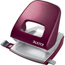 Perforateur Leitz Style, 30 feuilles, rouge