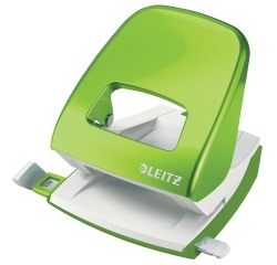 Leitz NeXXt Series WOW Perforateur de bureau, 30 feuilles, vert, blister
