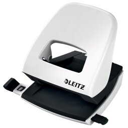 Leitz NeXXt Series WOW Perforateur de bureau, métal, 30 feuilles, perle blanc, blister