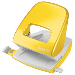 Leitz NeXXt Series WOW Perforateur de bureau, 30 feuilles, jaune, blister