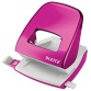 Leitz Perforateur de bureau NeXXt Series WOW, métal, 30 feuilles, rose, sous blister