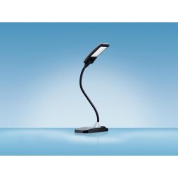 Hansa lampe de bureau Twist, lampe LED, argent