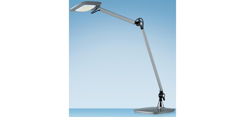 Hansa lampe de bureau E-Motion, LED, argent