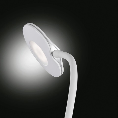 Hansa lampe de bureau Splash, LED, blanc