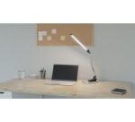 Hansa Breeze desk lamp, LED, silver