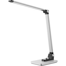 Hansa bureaulamp Breeze, LED-lamp, zilver