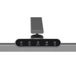 Hansa Flow desk lamp, LED, gray