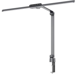 Hansa lampe de bureau Flow, LED, gris