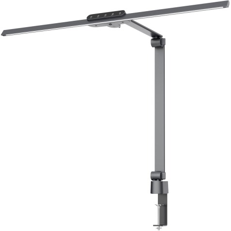 Hansa lampe de bureau Flow, LED, gris