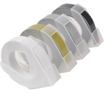 Desq 9 mm label tape, traditional, blister pack of 4 colors