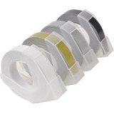 Desq tape voor lettertang 9 mm, traditioneel, blister van 4 kleuren