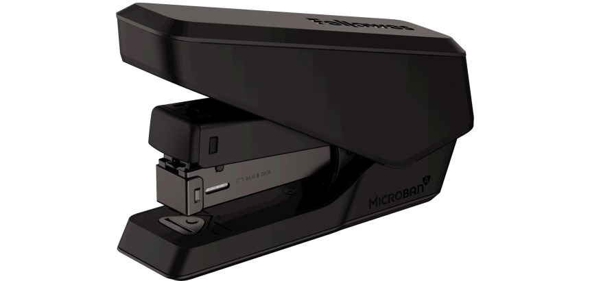 Fellowes LX840 EasyPress agrafeuse, avec Microban, half strip, 25 feuilles, noir